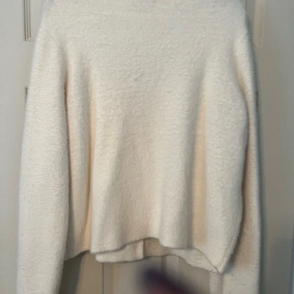 Rachel Zoe Cream Cardigan Sweater - Picture 4 of 6